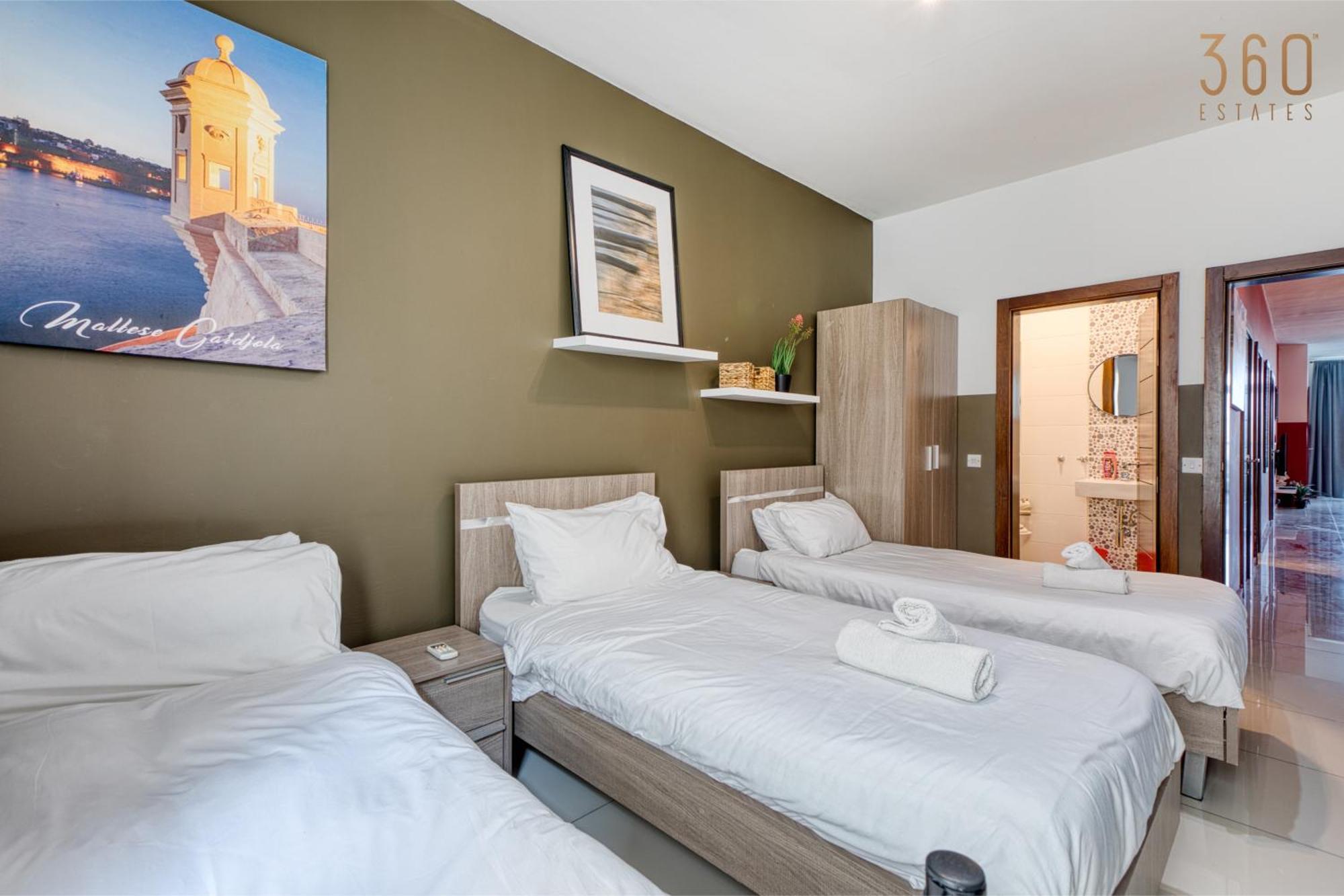 A Lovely 3 Bedroom, 3 Baths Home In The Centre Of Gzira By 360 Estates 외부 사진
